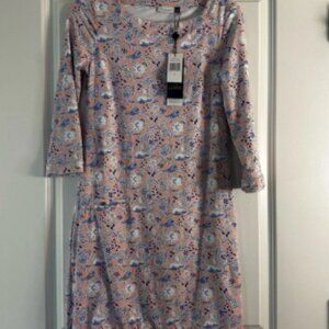 Cabana Life Shift Dress XS UPF 50+ Paisley Print Swim Dress CoverUp Beachwear